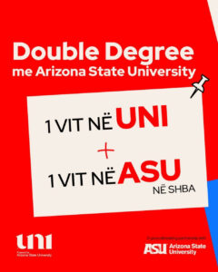 Double degree me Arizona State Univeristy | Fillo në Kosovë, Diplomohu në Amerikë!
