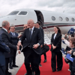 Gianni Infantino arrin në Kosovë (VIDEO)
