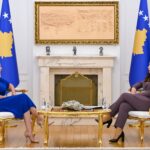 Presidentja Osmani pret Duda Baljen