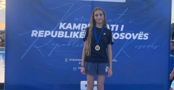 Vesa Mehmetaj shpallet Kampione e Kosovës në disiplinën 50 metra bretkocë