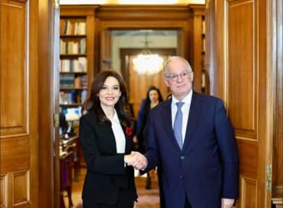 Spiropali pritet nga presidenti grek:Mbështetje për integrimin e Shqipërisë