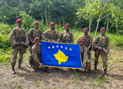 Pjesëtarë të FSK-së kthehen pas trajnimit me britanikët në xhunglat e Belizes