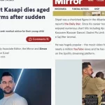 ‘The Mirror’ shkruan për vdekjen e Shpat Kasapit