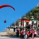 Në Himarë, babadimri zbret nga qielli me parashutë