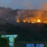 Hapet rruga Hani Elezit – Shkup, ishte mbyllur shkak i zjarreve të mëdha