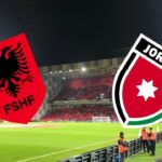 Ndeshja Shqipëri-Jordani, formacionet zyrtare