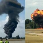 Pamje të frikshme nga rrëzimi i aeroplanit në Londër