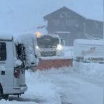 Bie bora e parë në Alpe