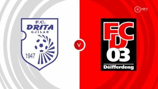Formacionet zyrtare: Drita zhvillon duelin e parë në Ligën e Kampionëve përballë Differdange