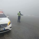 Mjegull në Rrugën e Kombit, Policia shqiptare apelon për kujdes