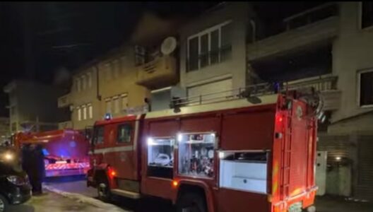 Zjarr i madh në një banesë në Tetovë, dyshohet për një viktimë