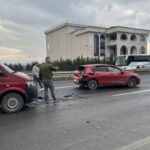 Aksident në magjistralen Prishtinë-Ferizaj, ambulanca e Policia në vendngjarje