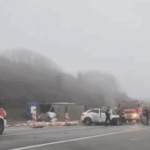 Aksident në Autostradën “Ibrahim Rugova” vetura dhe kamioni bëhen copë -copë nga përplasja