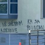 “Qendra e fajdeve”, grafite para Gjykatës në Gjilan