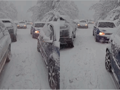 30 deri në 50 centimetra borë në Brezovicë, krijohen kolona veturash