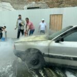 Një veturë kaplohet nga zjarri në Prishtinë