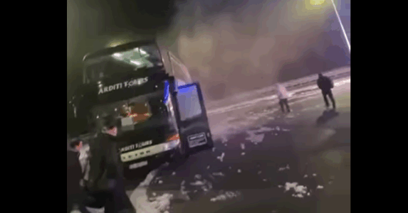 Digjet autobusi që po shkonte nga Kosova në Zvicër, ishte plot me mërgimtarë