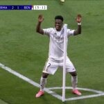 Vinicius shënon përsëri ndaj Benficas, përsërit festimin e Lisbonës