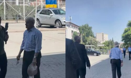 Osmani shkon e buzëqeshur në Presidencë