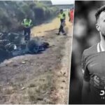 Dalin pamjet tronditëse nga aksidenti i Diogo Jotas, makina e gjitha e djegur