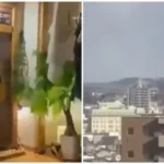 Tërmet 6.7 shkallësh në Japoni- Pamje dramatike të lëkundjes së apartamenteve