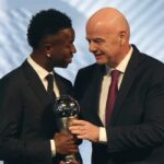 Infantino reagon për thirrjet raciste ndaj Vinicius Jr: U trondita dhe u pikëllova