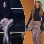 Dafina Zeqiri u shfaq në koncertin recital me veshje të ngjashme si ajo e Jennifer Lopez në ‘Grammy Awards 2025’