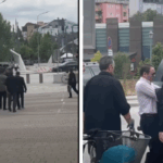 Zotëriu i Parë shkon për kafe në Veri, me dy vetura dhe numër të madh të truprojave (Video)