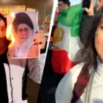 “Thashë që do të kërcenim mbi varrin tënd, apo jo?” – Vajza virale që ‘dogji’ Ali Khamenei me cigare, shfaqet duke festuar vdekjen e tij