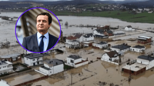 24 orë “luftë”me vërshimet: Kurti nuk e thotë asnjë fjalë, gjen kohë t’i uroj serbët për Krishtlindje