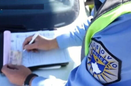 Policia e Ferizajt shqipton 1,447 gjoba dhe pezullon 27 patentë shoferë