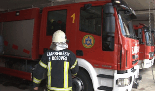 Tym i madh në Zonën Industriale, intervenojnë zjarrfikësit